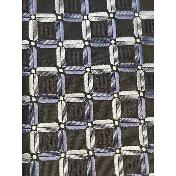 Cherskin Blue Gray 100% Polyester Men’s Neck Tie Made In China - Picture 9 of 9